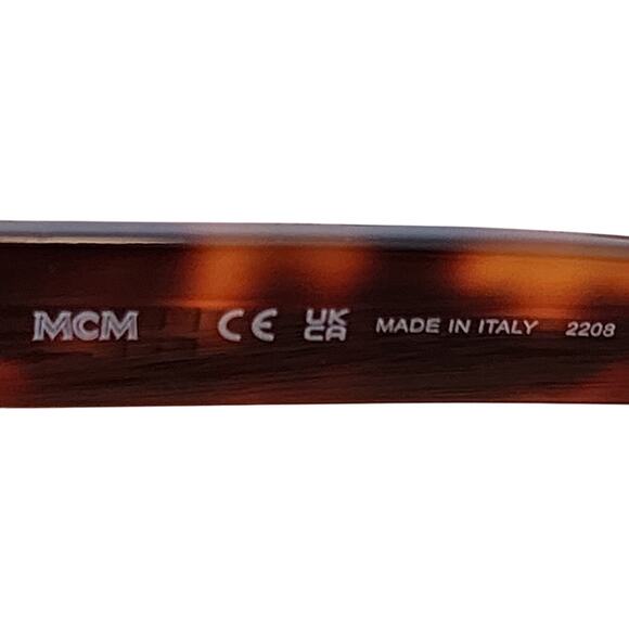 MCM Rectangle Sunglasses, Havana (Tortoise-shell), NIB
